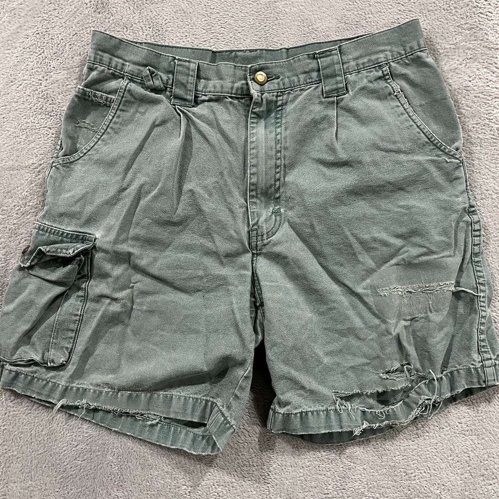 Vintage REI Cargo Shorts Mens 32 (fit 30) Hiking Outdoor Gorpcore Distressed